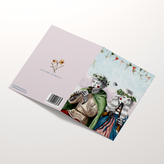 Tarjeta Driade (díptico)