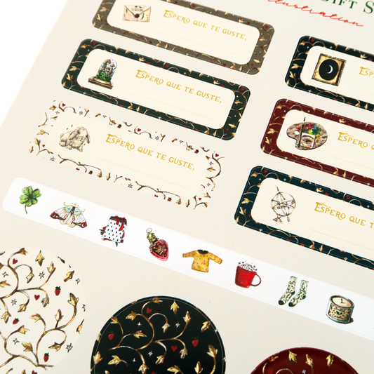 Gift Stickers (especial adornar regalos)