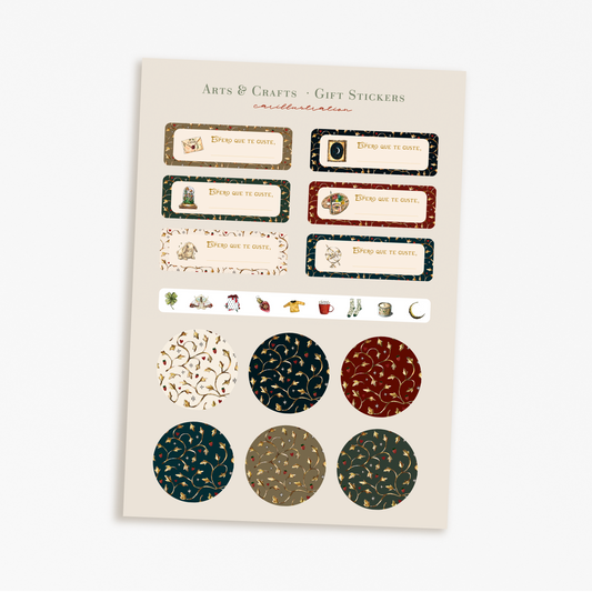 Gift Stickers (especial adornar regalos)