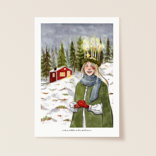 Print "Santa Lucía"