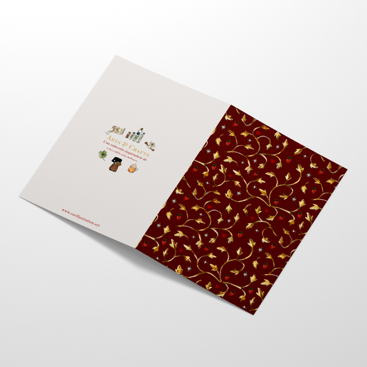 Tarjeta Golden Pattern (díptico)