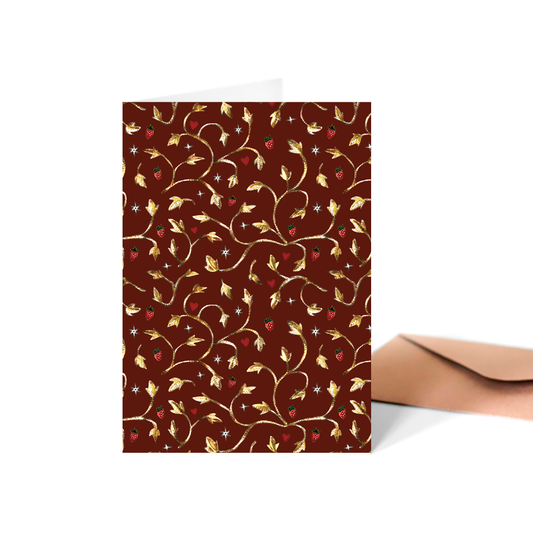 Tarjeta Golden Pattern (díptico)