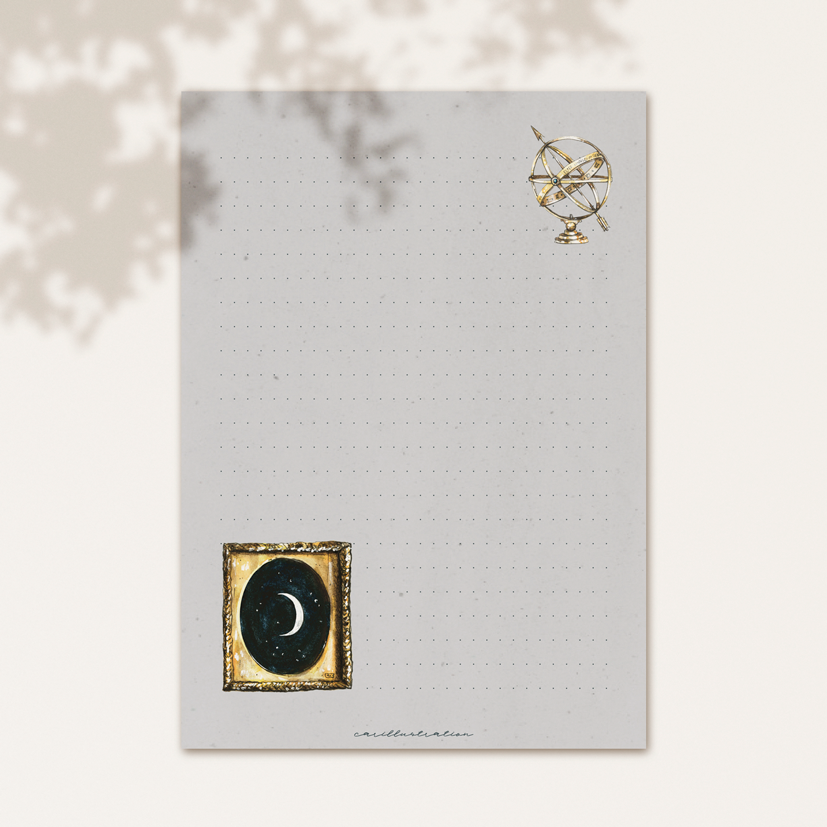 Papel de carta, modelo Astros (descargable)
