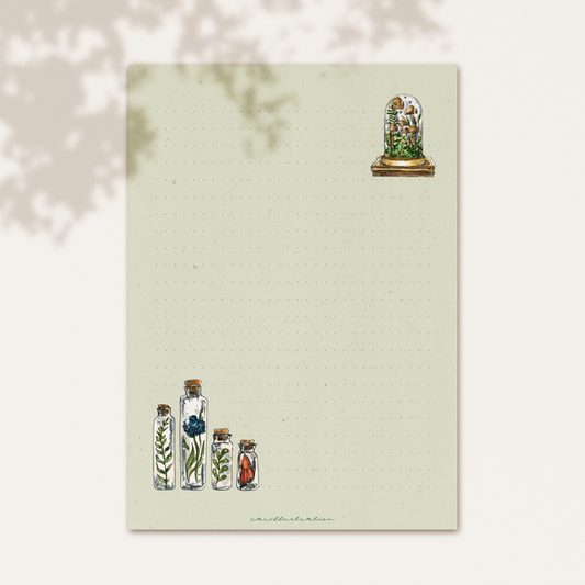 Papel de carta, modelo Botánica (descargable)