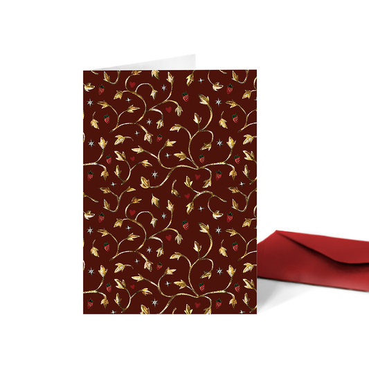 Tarjeta Golden Pattern (díptico)