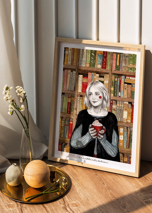 Print "Cozy bookshop"