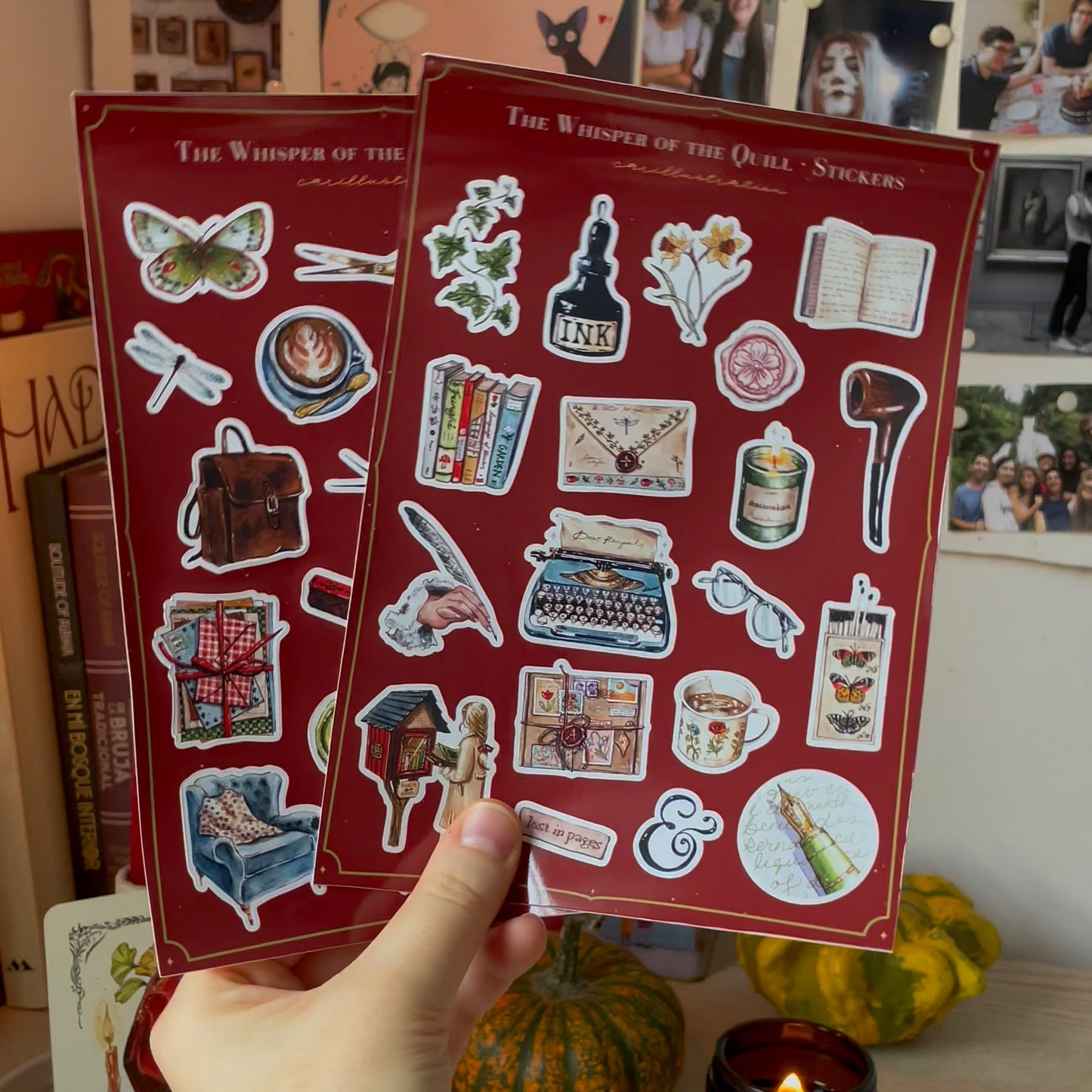 Set pegatinas The Whisper of the Quill