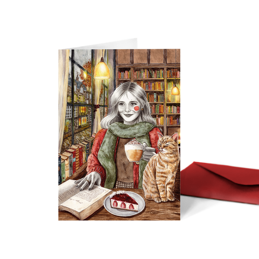 Tarjeta Chamss Café (díptico)