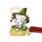 Tarjeta La Bruja Verde (díptico)