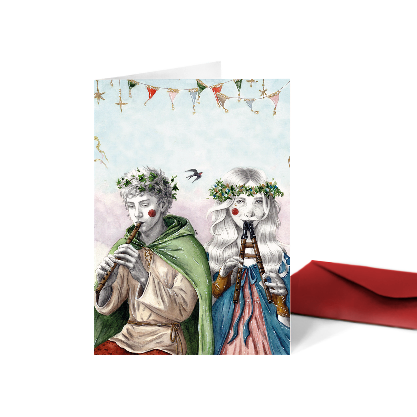 Tarjeta Driade (díptico)