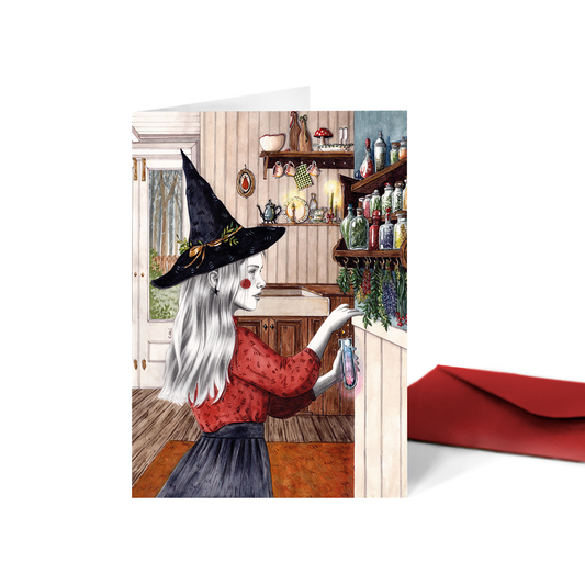 Tarjeta Apothecary (díptico)