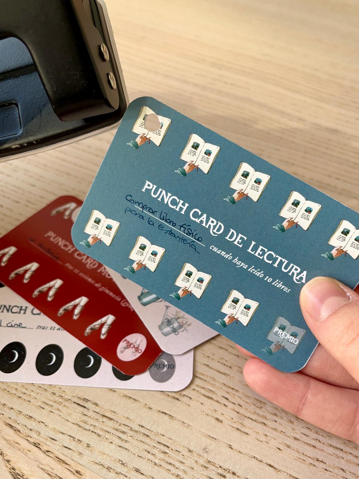 Punch cards | Tarjetas para objetivos [descargable]