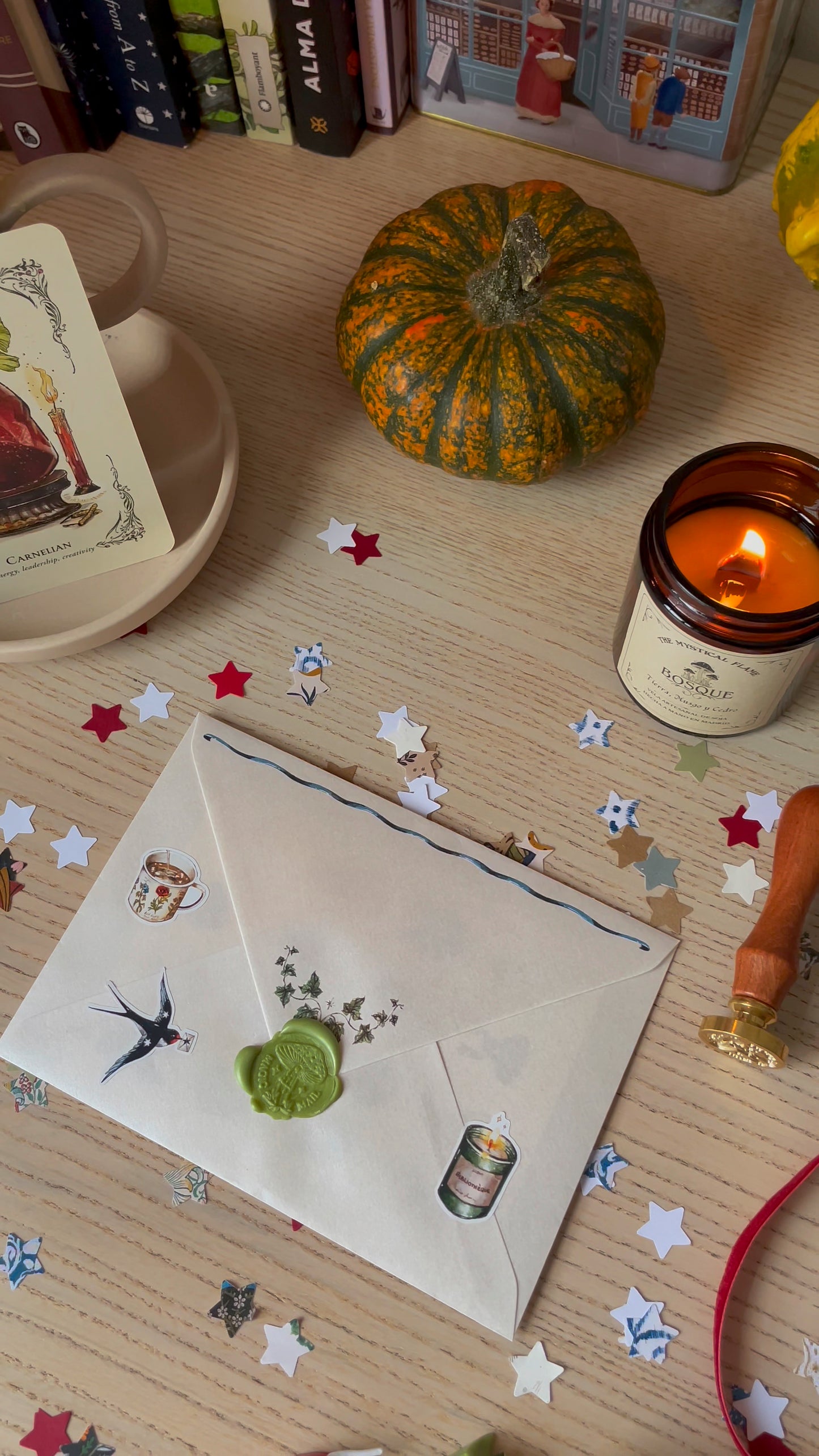 Paquete 5 sobres ilustrados