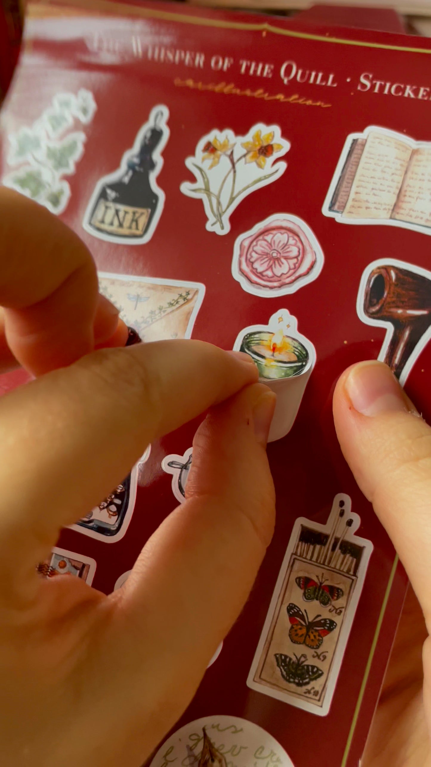 Set pegatinas The Whisper of the Quill