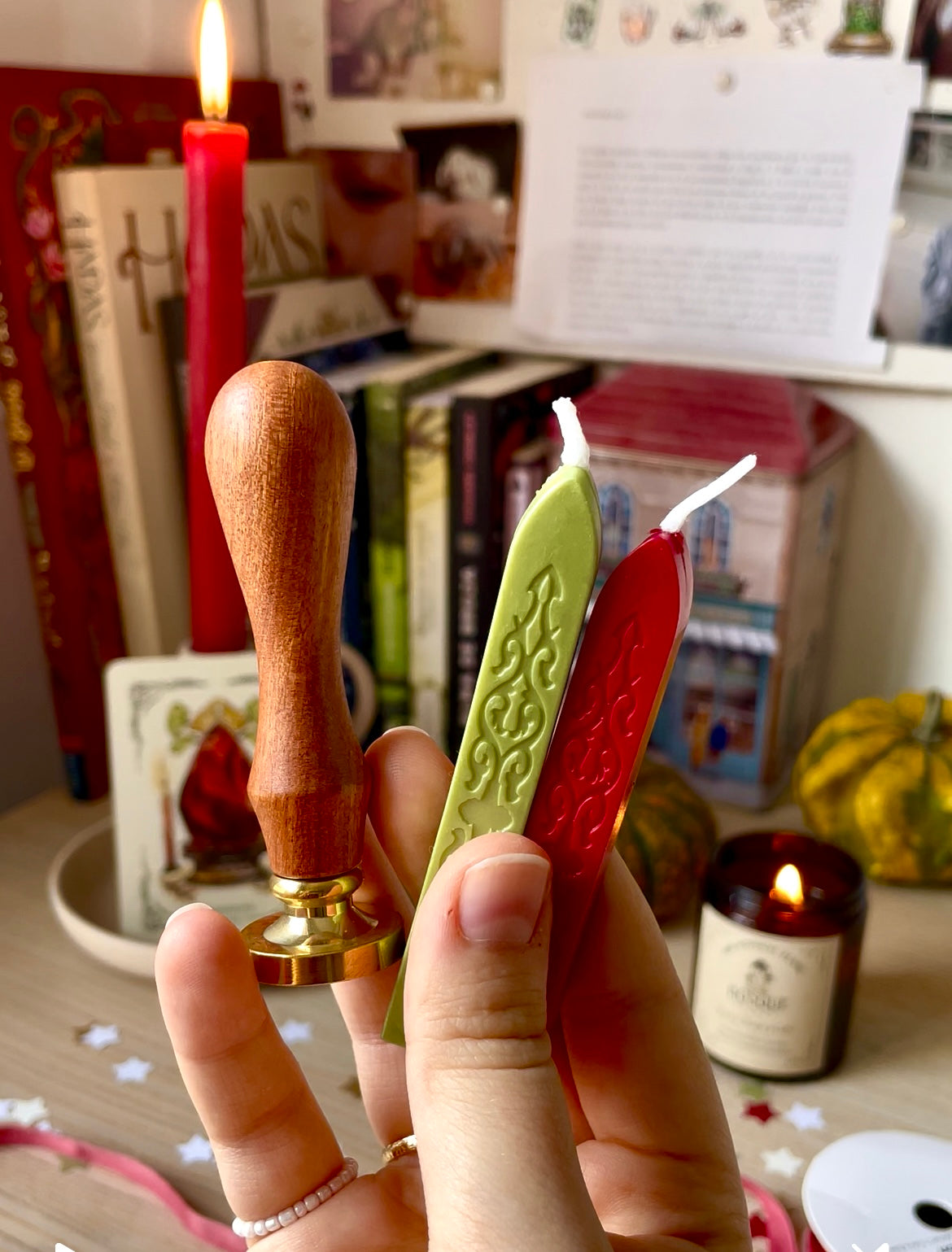 Set lacre "Magic Mail" (sello y barritas)