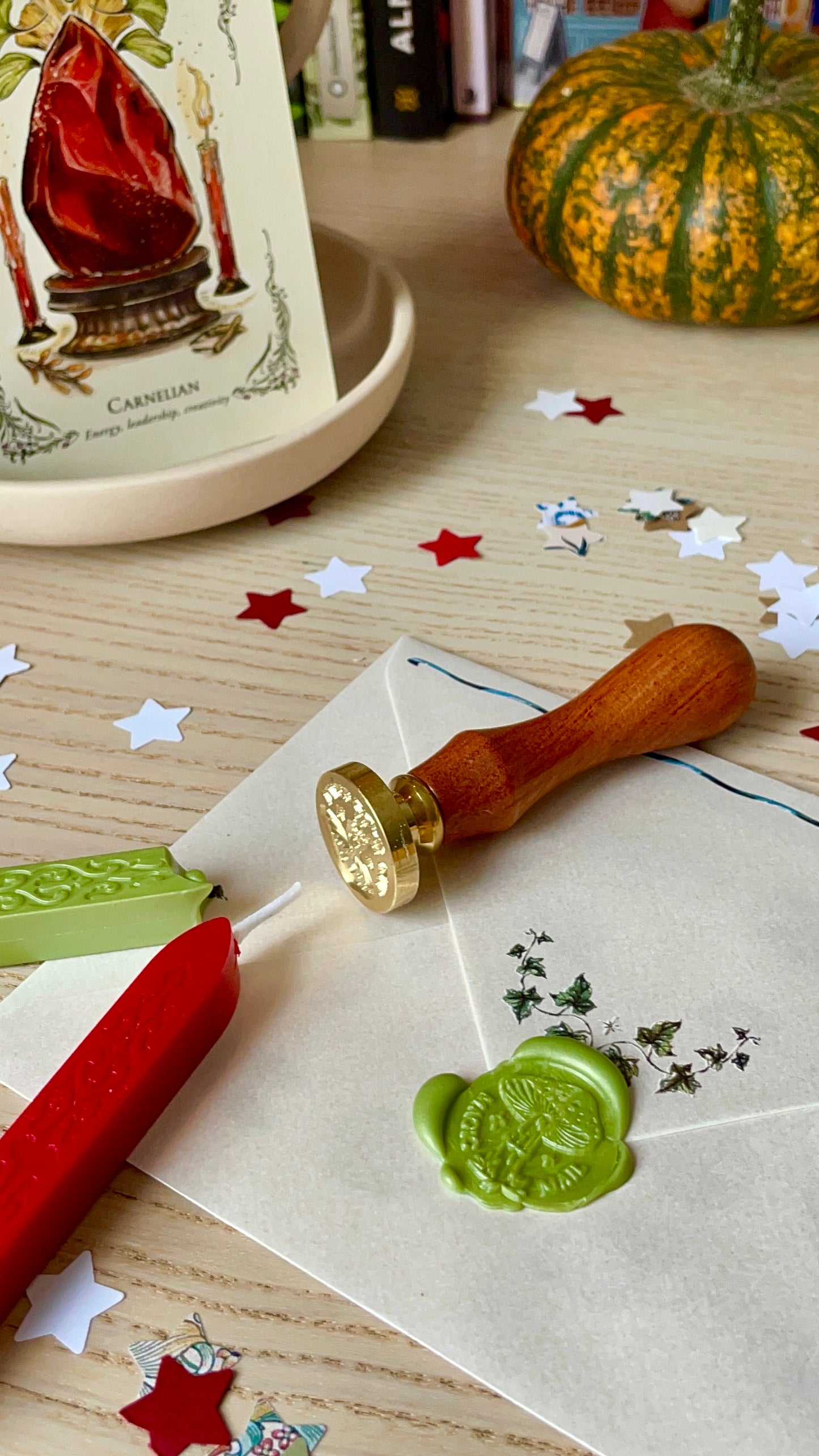 Set lacre "Magic Mail" (sello y barritas)