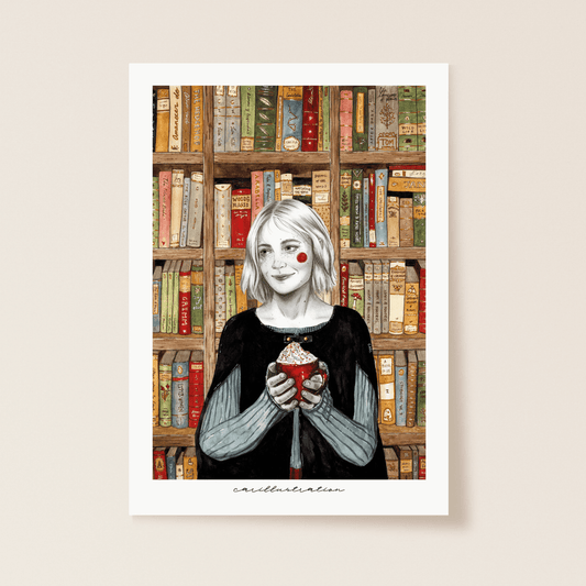 Print "Cozy bookshop"