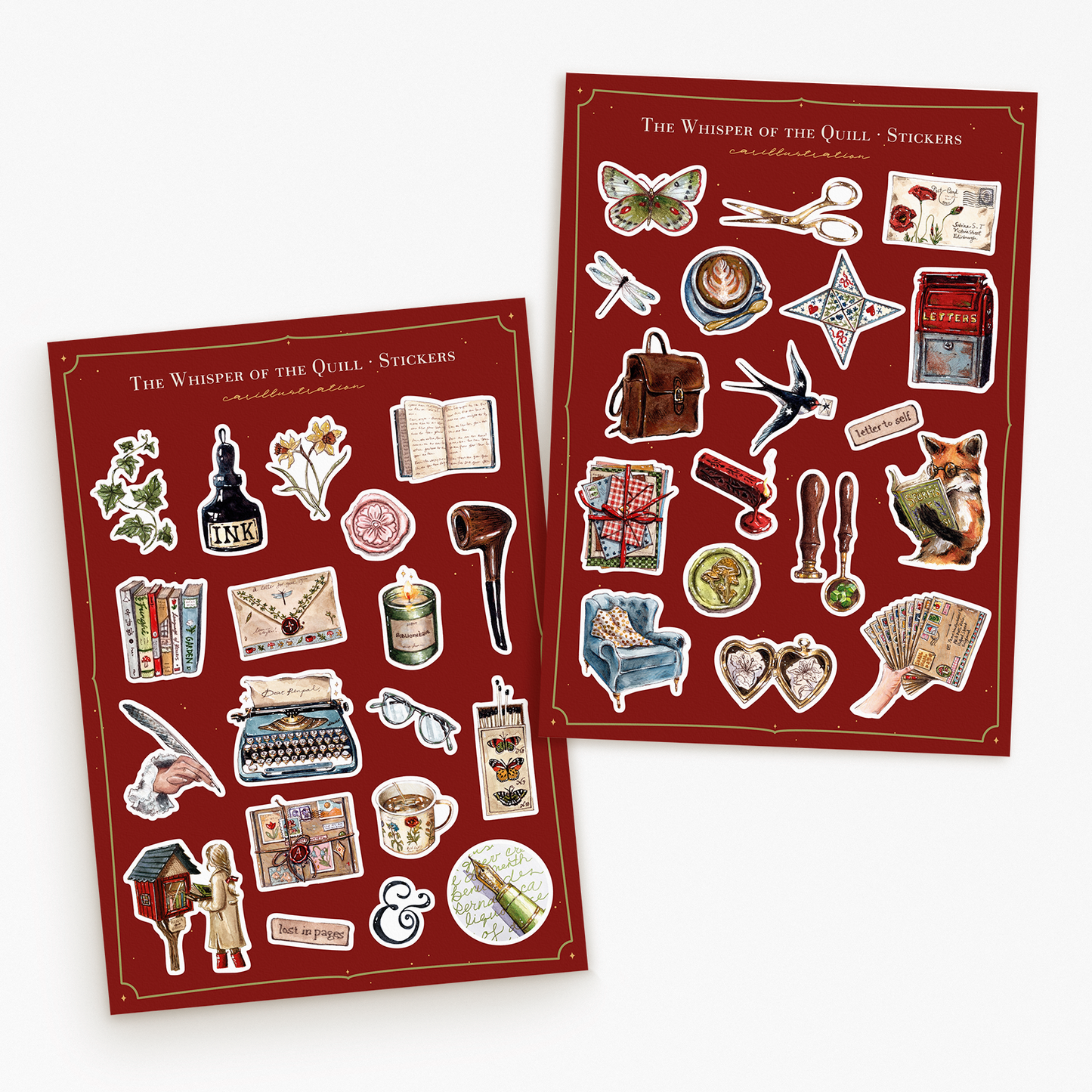 Set pegatinas The Whisper of the Quill