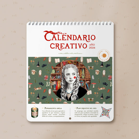 Calendario Creativo 2026: Crecimiento Personal y Creatividad
