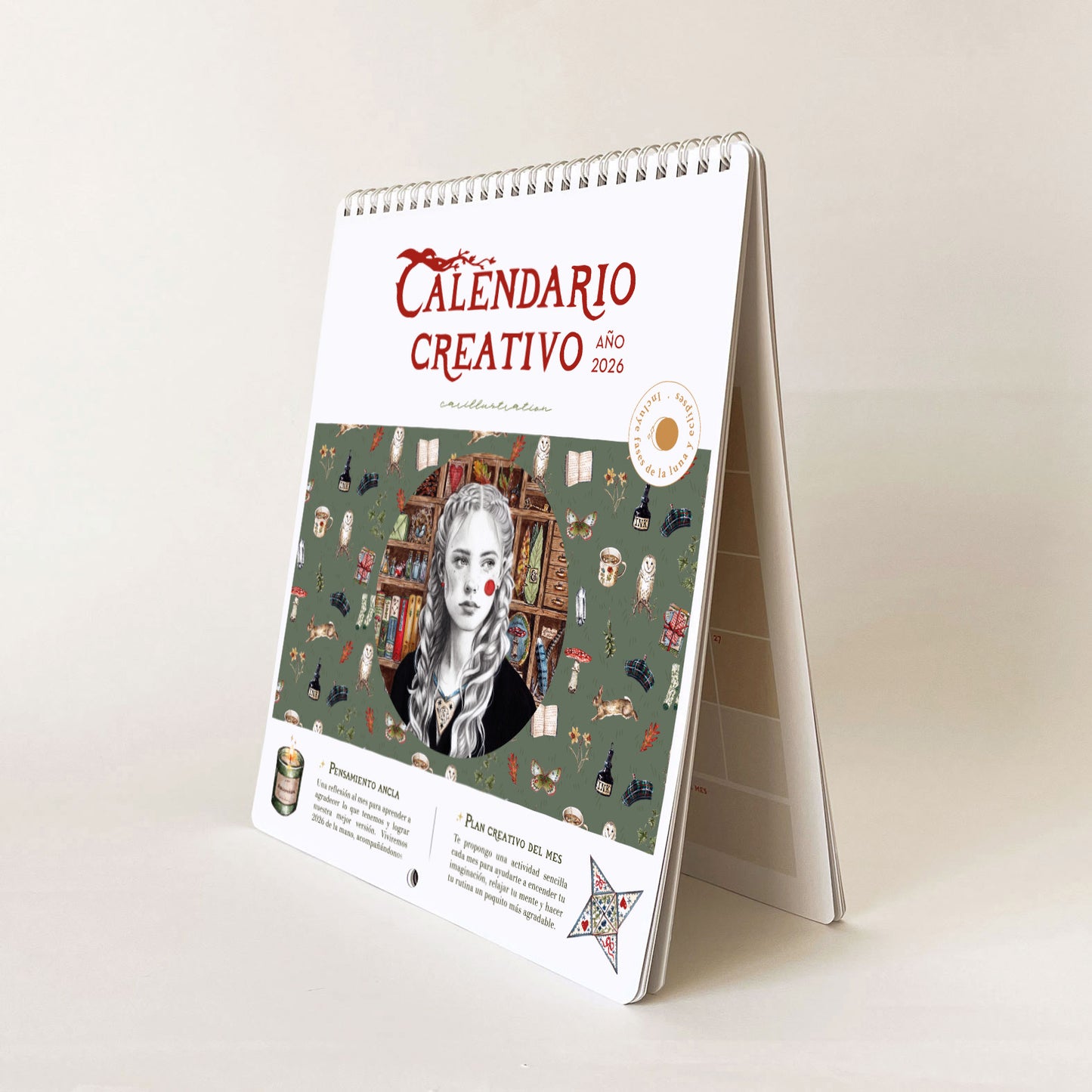 Calendario Creativo 2026: Crecimiento Personal y Creatividad