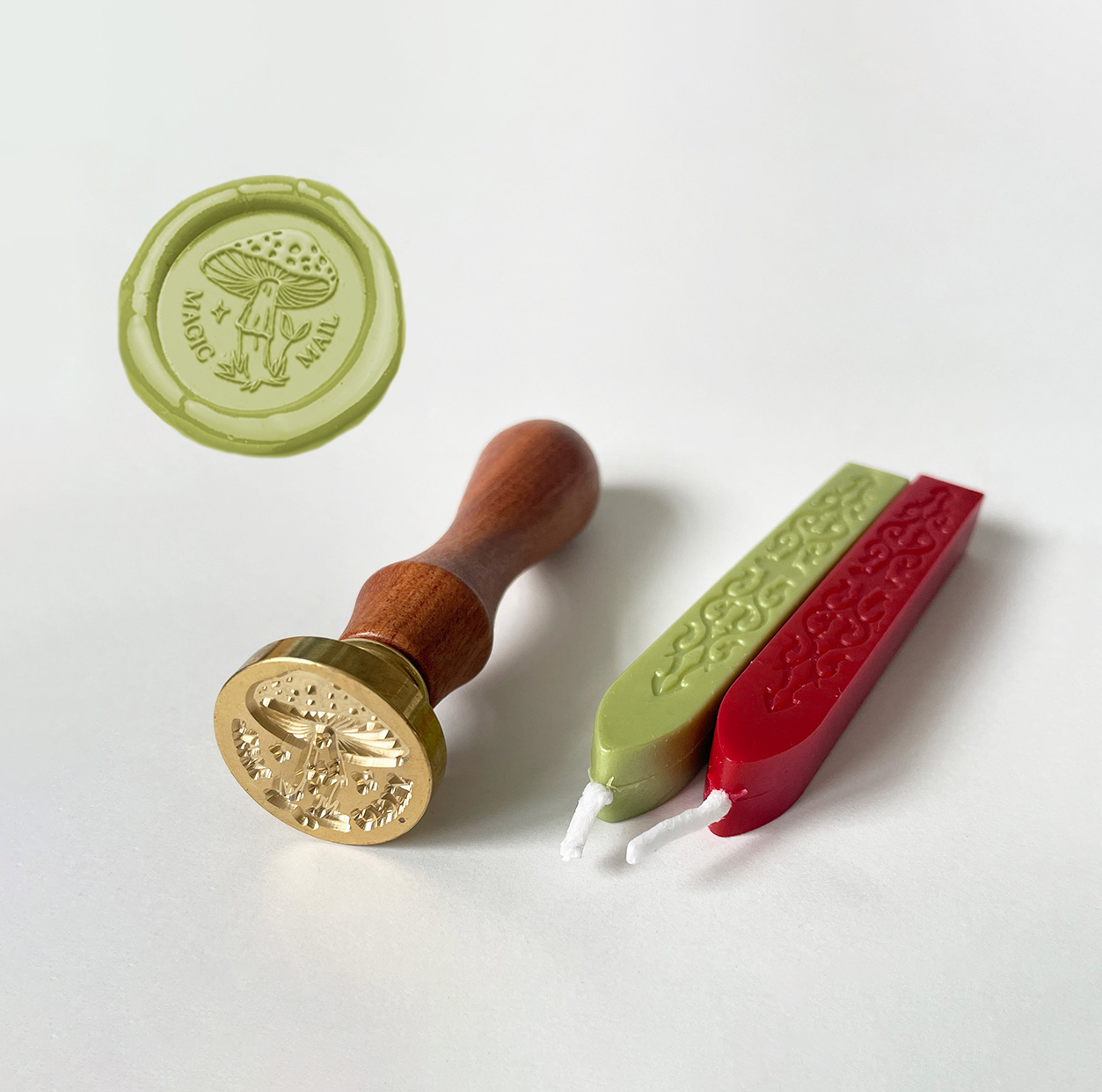 Set lacre "Magic Mail" (sello y barritas)