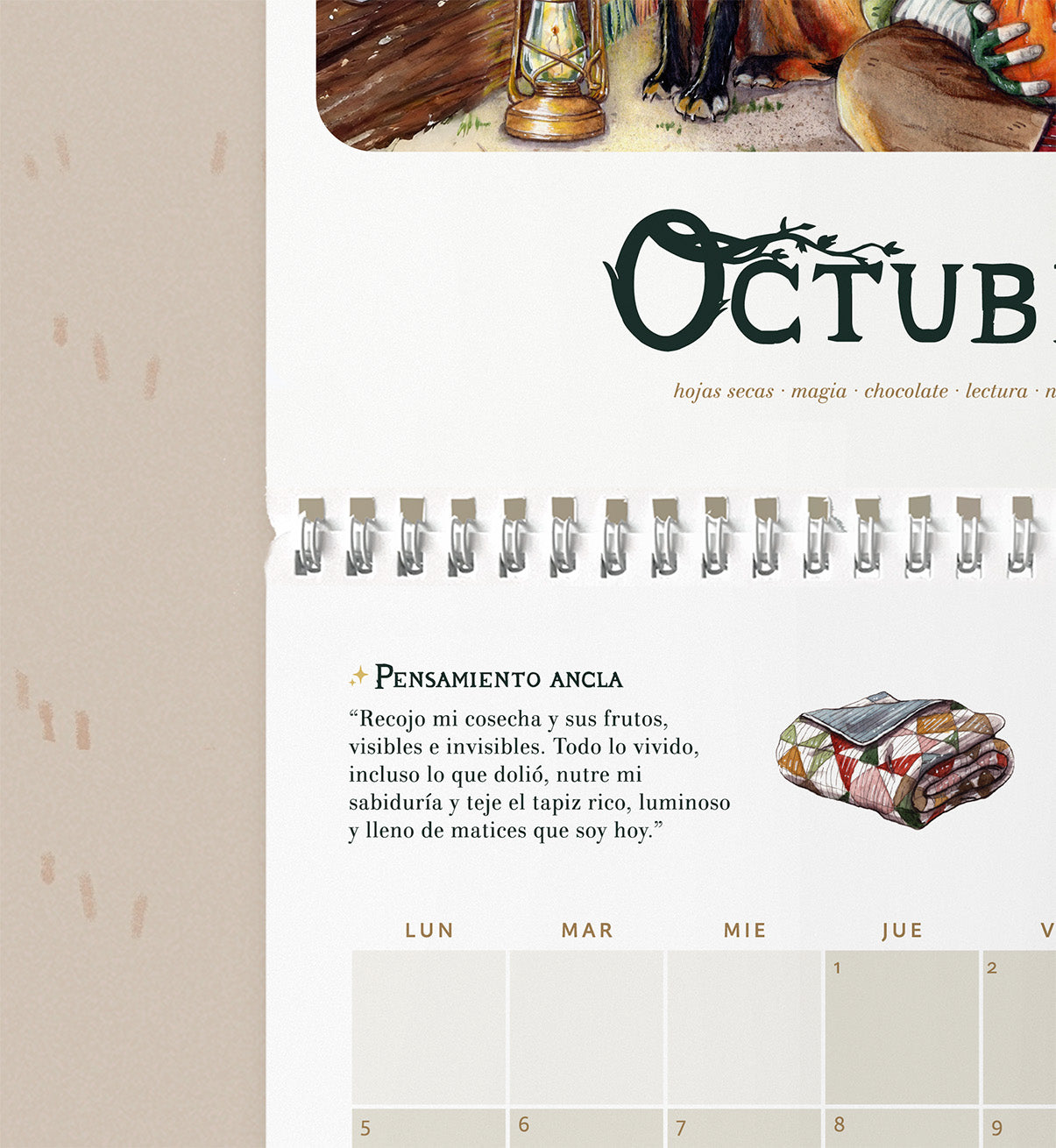 Calendario Creativo 2026: Crecimiento Personal y Creatividad