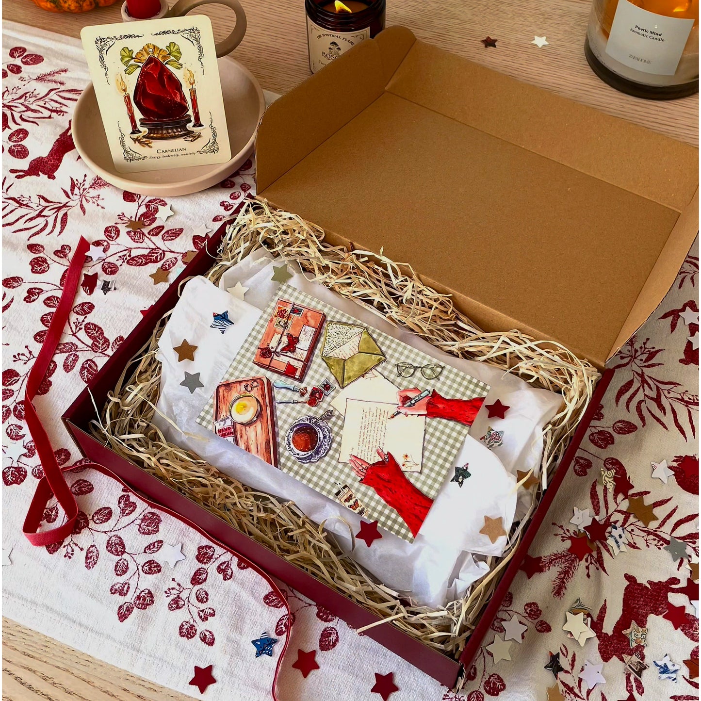 ♥ KIT MÁGICO ESCRITURA DE CARTAS ♥ (Caja multiproducto)