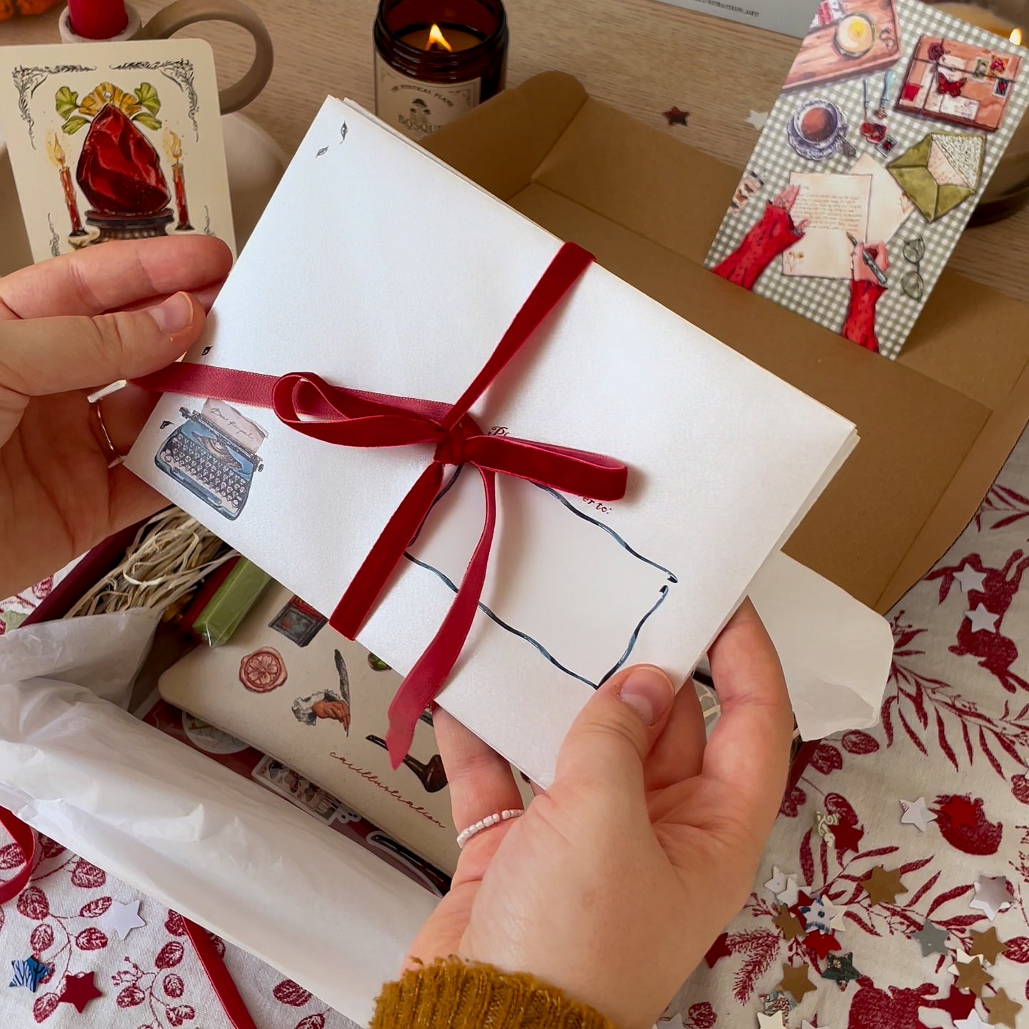 ♥ KIT MÁGICO ESCRITURA DE CARTAS ♥ (Caja multiproducto)